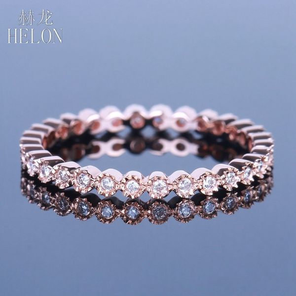 helon diamonds band solid 14k rose gold fine jewelry women's milgrain bezel 0.20ct natural diamonds engagement wedding ring cj191205, Slivery;golden
helon diamonds band solid 14k rose gold fine jewelry women's milgrain bezel 0.20ct natural diamonds engagement wedding ring cj191205, Slivery;golden