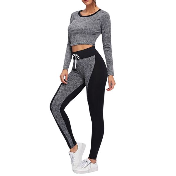 2019 fashion tracksuit women two piece set sport long sleeve splice lacing round neck casual pants loose set ensemble fe#g4, White;black
2019 fashion tracksuit women two piece set sport long sleeve splice lacing round neck casual pants loose set ensemble fe#g4, White;black