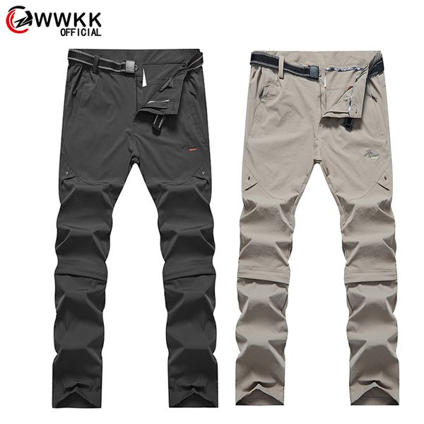 men's pants wwkk 2021 summer quick dry hiking removable outdoor sports man camping fishing climbing trekking male trousers, Black
men's pants wwkk 2021 summer quick dry hiking removable outdoor sports man camping fishing climbing trekking male trousers, Black