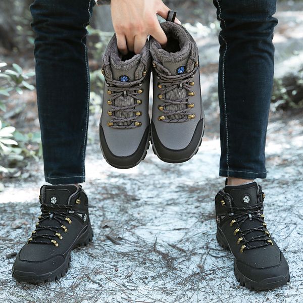 winter warm and velvet snow boots fashion walking work safety wear-resistant shoes sports shoes ankle boots large size, Black
winter warm and velvet snow boots fashion walking work safety wear-resistant shoes sports shoes ankle boots large size, Black