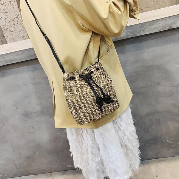 straw woven small shoulder bags summer beach bead women drawstring bucket splicing crossbody ladies knitting handbags
straw woven small shoulder bags summer beach bead women drawstring bucket splicing crossbody ladies knitting handbags