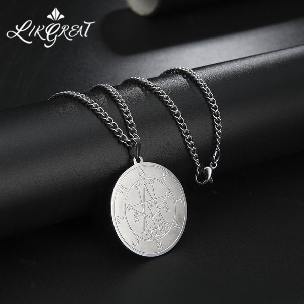likgreat stainless steel pendant necklace mighty strong duke astaroth lesser key of solomon kabbalah talisman vintage jewelry, Silver
likgreat stainless steel pendant necklace mighty strong duke astaroth lesser key of solomon kabbalah talisman vintage jewelry, Silver