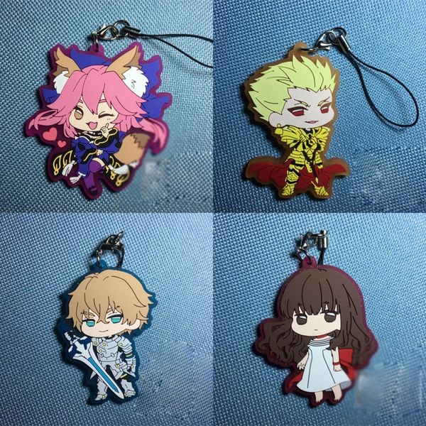 anime cartoon fate/grand order saber rubber pendant keyring cosplay prop for mobile phone decor keychain boy girl gift 1pcs, Silver
anime cartoon fate/grand order saber rubber pendant keyring cosplay prop for mobile phone decor keychain boy girl gift 1pcs, Silver