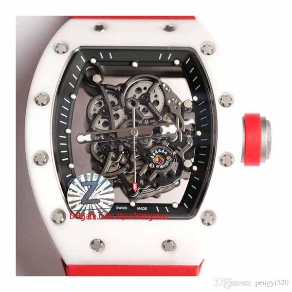 rc48-14 designer watch, skeleton design, rm055 series, ceramic case, automatic movement, imported rubber strap, folding buckle. multiple, Slivery;brown
rc48-14 designer watch, skeleton design, rm055 series, ceramic case, automatic movement, imported rubber strap, folding buckle. multiple, Slivery;brown