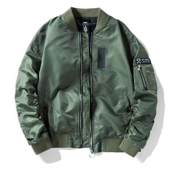 spring and autumn jacket men's fashion trend flight ma-1 pilot jacket casual baseball uniform sports, Black;brown
spring and autumn jacket men's fashion trend flight ma-1 pilot jacket casual baseball uniform sports, Black;brown