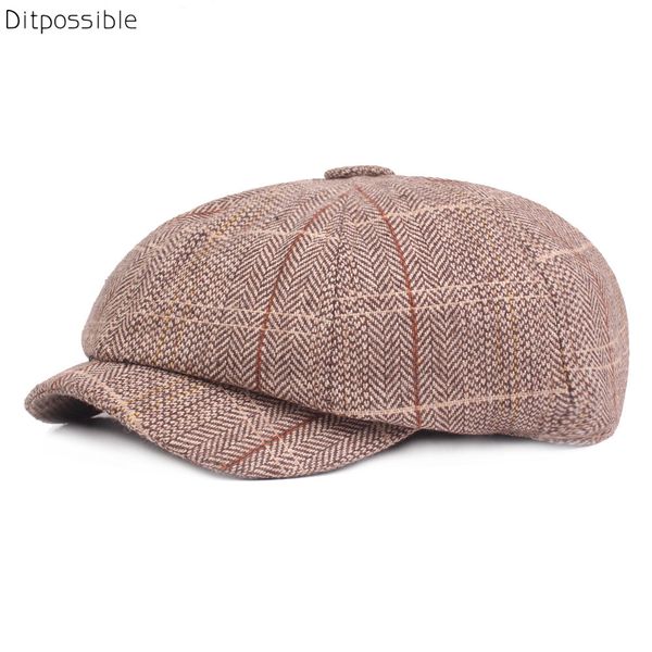 ditpossible vintage plaid beret caps female casquette flat cap cotton hats for women grey khaki, Blue;gray
ditpossible vintage plaid beret caps female casquette flat cap cotton hats for women grey khaki, Blue;gray