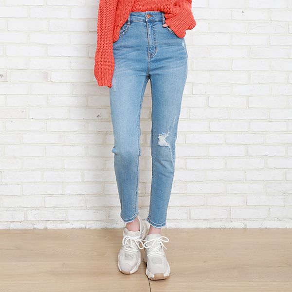autumn winter women denim skinny pant stretch high waist washed blue destroy/rips slim elastic lady jeans 
autumn winter women denim skinny pant stretch high waist washed blue destroy/rips slim elastic lady jeans
