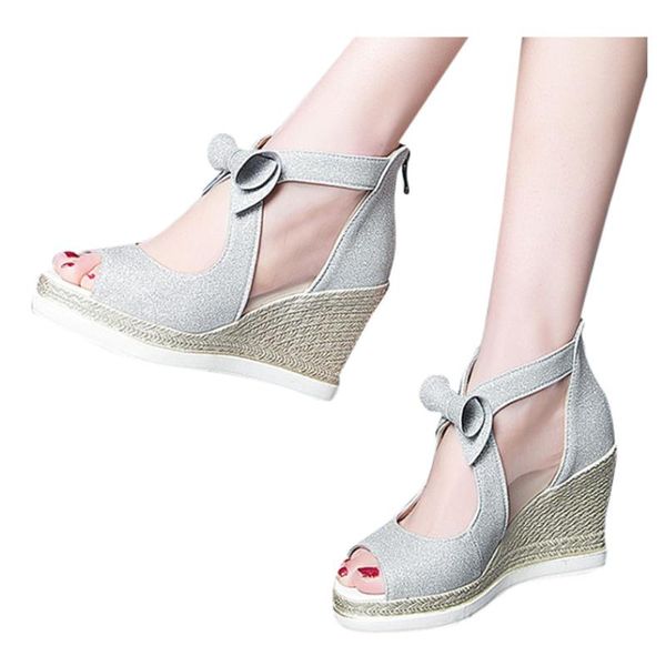 2020 new denim sandals summer roman sandals wedges high heels shallow platform shoes woman#, Black
2020 new denim sandals summer roman sandals wedges high heels shallow platform shoes woman#, Black