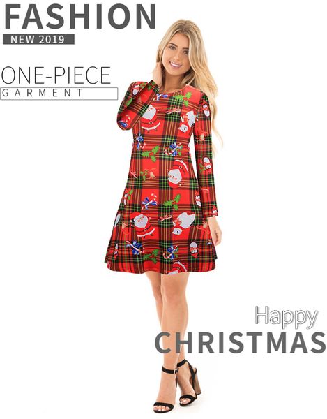 2020 autumn christmas women's popular cartoon snowman printed red bottom colour one-piece dress, Black;gray
2020 autumn christmas women's popular cartoon snowman printed red bottom colour one-piece dress, Black;gray