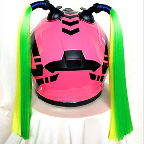 woman motorcycle moto helmet braid with sucker ponytail double braids wig diy helmet braid high temperature fiber
woman motorcycle moto helmet braid with sucker ponytail double braids wig diy helmet braid high temperature fiber