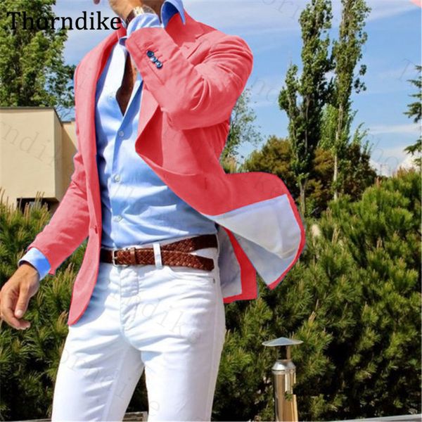 thorndike slim fit mens wedding prom party suits peaked lapel double split groom tuxedos custom made 2 pcs solid men's suits, White;black
thorndike slim fit mens wedding prom party suits peaked lapel double split groom tuxedos custom made 2 pcs solid men's suits, White;black