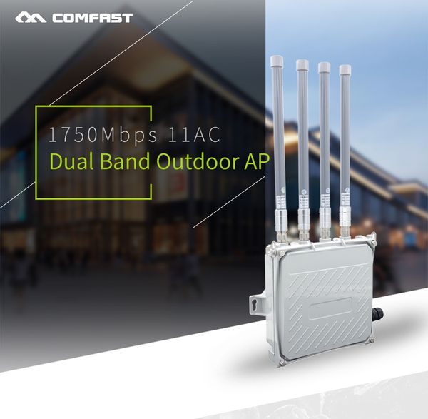 comfast cf-wa850 high power omni directional wireless ap outdoor wifi cover base station 1750mbps wifi router 802.11 ac/b/g/n
comfast cf-wa850 high power omni directional wireless ap outdoor wifi cover base station 1750mbps wifi router 802.11 ac/b/g/n