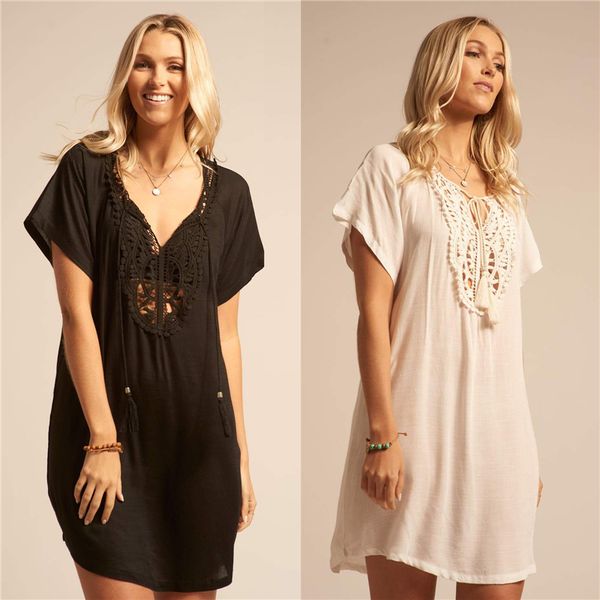 2019 cover up women black chiffon bathing suit swimwear lace beach dress tunic pareo sarong saida de praia skirt swimsuit, Blue;gray
2019 cover up women black chiffon bathing suit swimwear lace beach dress tunic pareo sarong saida de praia skirt swimsuit, Blue;gray