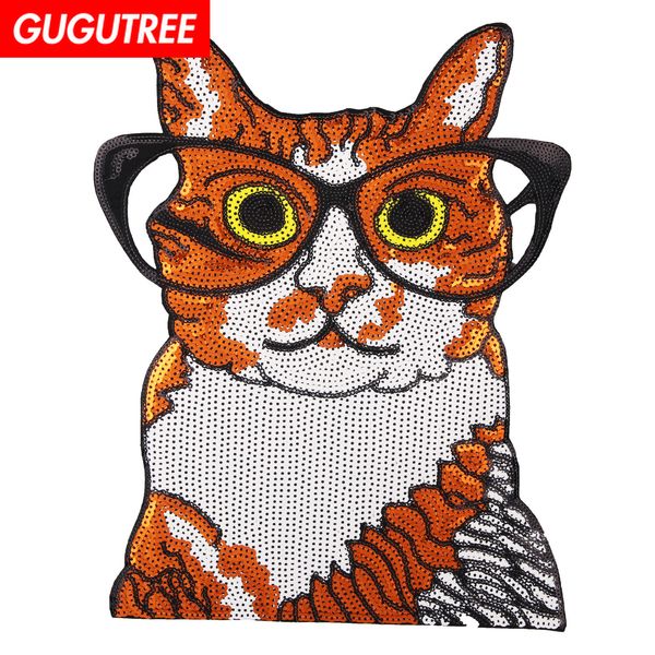 gugutree sequins embroidery big patches cats patches badges applique patches for clothing bp-644, Black
gugutree sequins embroidery big patches cats patches badges applique patches for clothing bp-644, Black