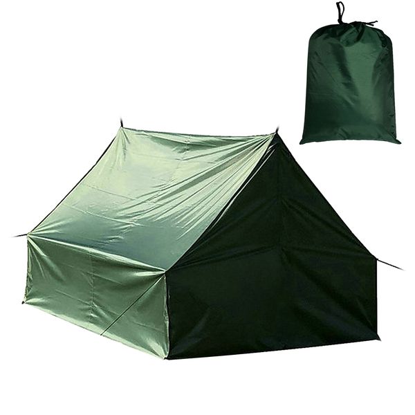 multi-functional camping tent hammock rain waterproof tarp ripsrain cover ground rug canopy outdoor changing shelter
multi-functional camping tent hammock rain waterproof tarp ripsrain cover ground rug canopy outdoor changing shelter