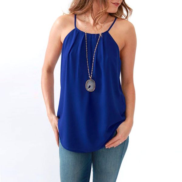 fashion women strap summer chiffon sleeveless vest loose tank casual nfe99, White
fashion women strap summer chiffon sleeveless vest loose tank casual nfe99, White