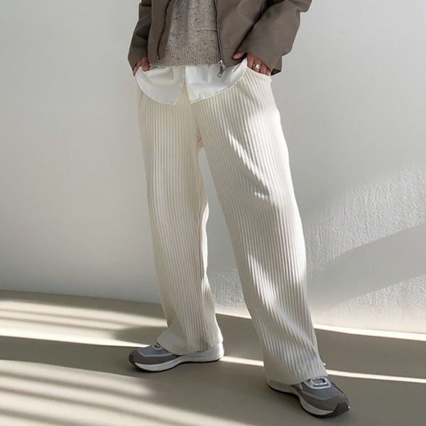 men pleated casual drawstring ankle trousers streetwear vintage fashion loose pant jogger sweatpants japan korea male women flat, Black
men pleated casual drawstring ankle trousers streetwear vintage fashion loose pant jogger sweatpants japan korea male women flat, Black