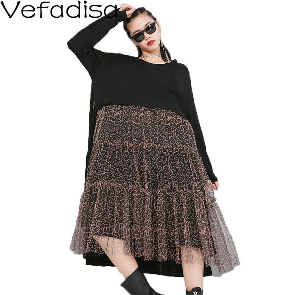 vefadisa spring patchwork leopard print dress women 2020 tide brand o-neck long sleeve irregular dress casual black qyf1707, Black;gray
vefadisa spring patchwork leopard print dress women 2020 tide brand o-neck long sleeve irregular dress casual black qyf1707, Black;gray