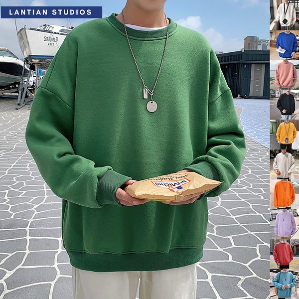 autumn solid color men women hoodies korean harajuku men casual loose sweatshirts hip hop lover hoodies 2019 woman swearshirts, Black 
autumn solid color men women hoodies korean harajuku men casual loose sweatshirts hip hop lover hoodies 2019 woman swearshirts, Black