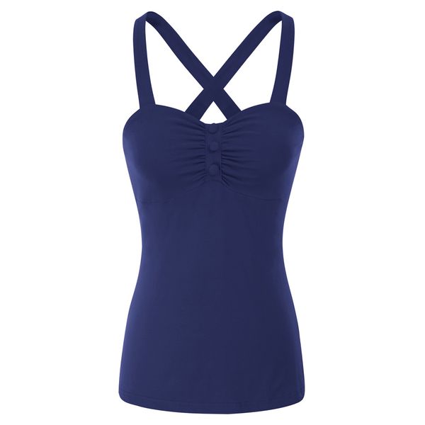 casual evening party adjustable strap cross-back beach womens ladies sleeveless cotton, White
casual evening party adjustable strap cross-back beach womens ladies sleeveless cotton, White