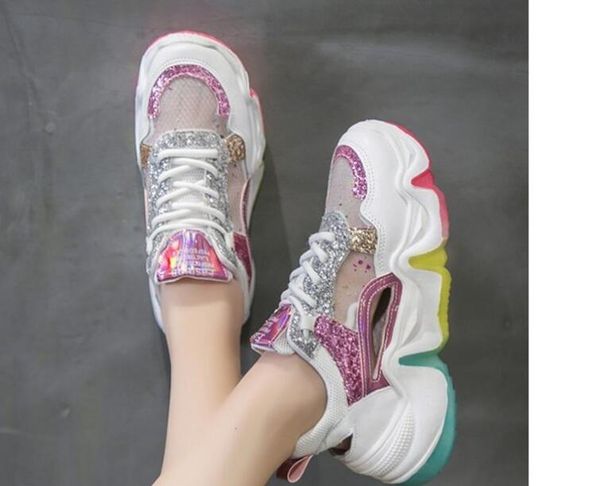 lace up middle heel 2020 summer round head muffin bottom rubber mesh opening a004 deep casual shoes deep mouth upper material pu cross stra, Black
lace up middle heel 2020 summer round head muffin bottom rubber mesh opening a004 deep casual shoes deep mouth upper material pu cross stra, Black