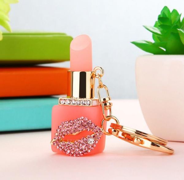creative fashion rhinestone lips lipstick keychain car key chain handbags pendant jewelry key chain custom small gifts, Silver
creative fashion rhinestone lips lipstick keychain car key chain handbags pendant jewelry key chain custom small gifts, Silver