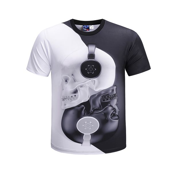 new creative music black and white skeleton print short-sleeved t-shirt street fashion men's cosplay anime costume
new creative music black and white skeleton print short-sleeved t-shirt street fashion men's cosplay anime costume