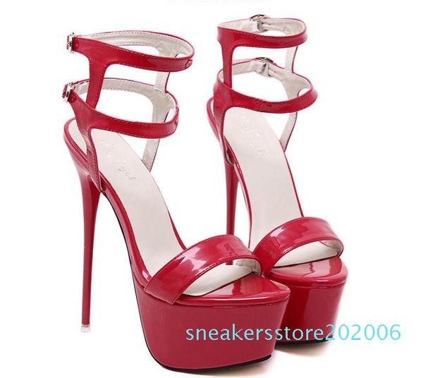 16cm extra high heels color mixed high heel sandal women platform shoes party club wear size 34 to 40 06s, Black
16cm extra high heels color mixed high heel sandal women platform shoes party club wear size 34 to 40 06s, Black