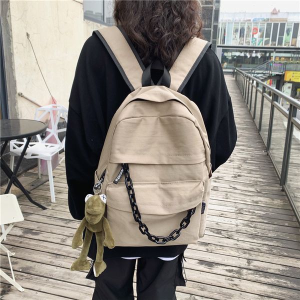 2020 new backpack lady nylon student bag junior high school student large capacity backpack korean version of women's
2020 new backpack lady nylon student bag junior high school student large capacity backpack korean version of women's