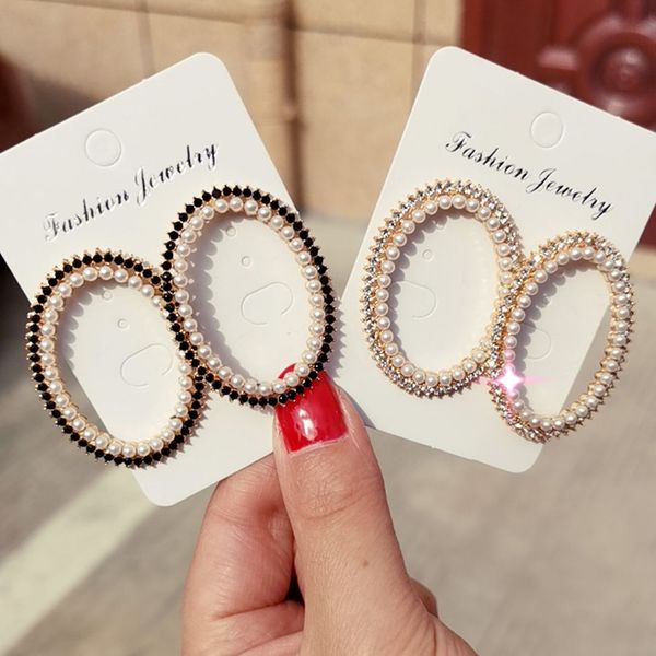 shining oval shape handmade crystal beads drop earrings for women big long earrings gold color metal ear piece fashion jewelry, Silver 
shining oval shape handmade crystal beads drop earrings for women big long earrings gold color metal ear piece fashion jewelry, Silver