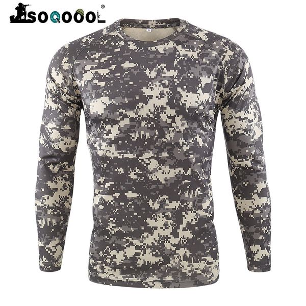 soqoool spring summer long sleeve tactical camouflage t-shirt men soldiers combat t shirt o neck camo army tshirts, White;black
soqoool spring summer long sleeve tactical camouflage t-shirt men soldiers combat t shirt o neck camo army tshirts, White;black