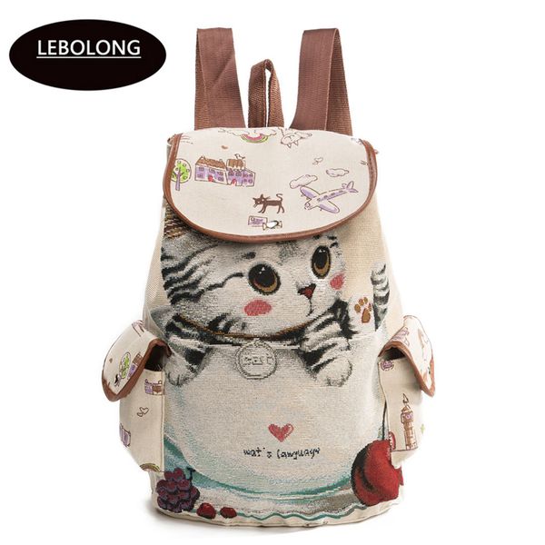2018 casual canvas school backpack women lovely cat printed drawstring backpack teenager large capacity ladies school bag
2018 casual canvas school backpack women lovely cat printed drawstring backpack teenager large capacity ladies school bag