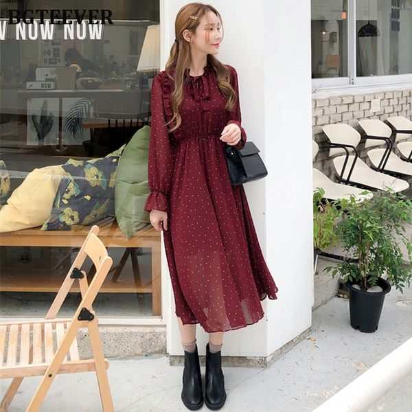 casual dresses bgteever vintage lace up printed dress women ruffles chiffon female maxi lining elegant party vestidos femme 2021 autumn, Black;gray
casual dresses bgteever vintage lace up printed dress women ruffles chiffon female maxi lining elegant party vestidos femme 2021 autumn, Black;gray