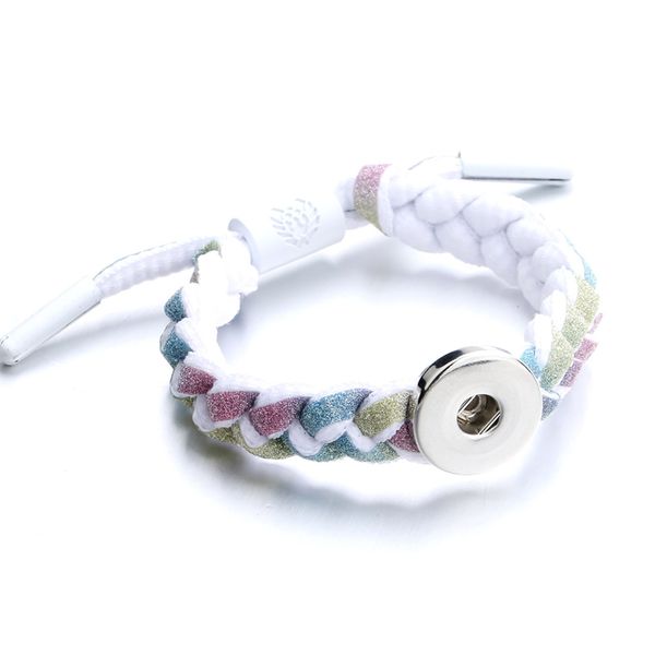 the bloomer adjustable braided shoelace snap button bracelet fit 18mm snap jewelry handmade 18mm snap knit shoelace bracelets, Golden;silver
the bloomer adjustable braided shoelace snap button bracelet fit 18mm snap jewelry handmade 18mm snap knit shoelace bracelets, Golden;silver