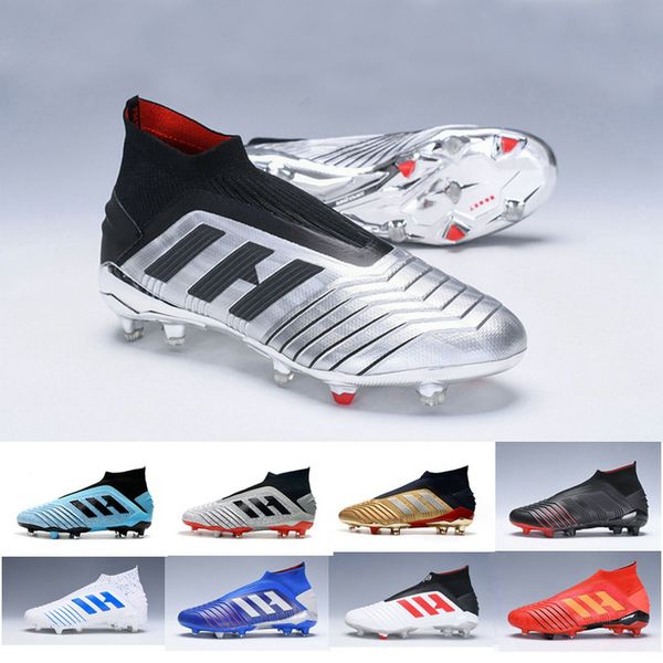 2019 new predator 19+ 302 redirect fg mens kids football boots laceless virtuso soccer cleats silver chaussures de football shoes size 3-11
2019 new predator 19+ 302 redirect fg mens kids football boots laceless virtuso soccer cleats silver chaussures de football shoes size 3-11