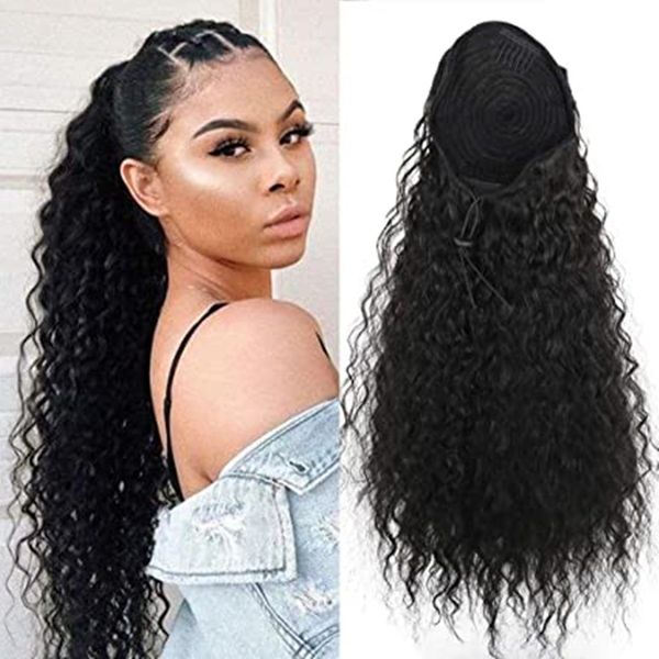 malaysian remy loose curly ponytail long afro drawstring hair bun extension with two combs hairpiece 140g, Black
malaysian remy loose curly ponytail long afro drawstring hair bun extension with two combs hairpiece 140g, Black