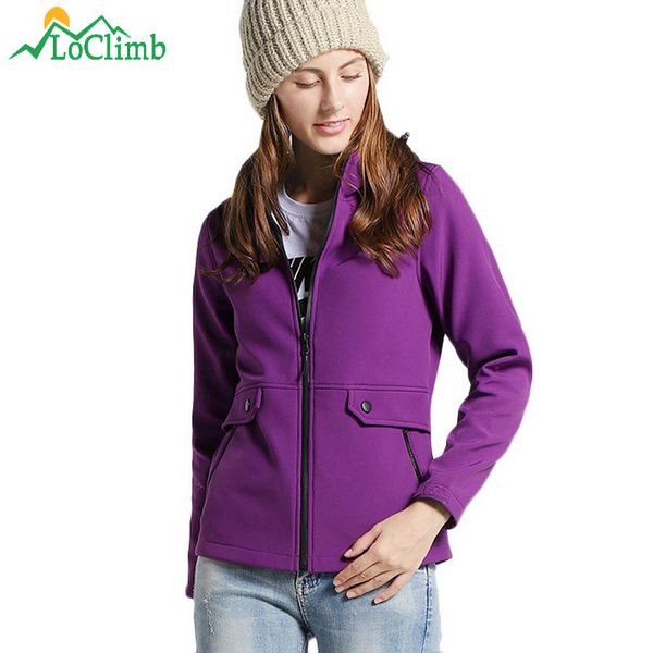 loclimb autumn winter hiking jacket women fleece softshell coat women's windbreaker outdoor trekking waterproof jackets aw209, Blue;black
loclimb autumn winter hiking jacket women fleece softshell coat women's windbreaker outdoor trekking waterproof jackets aw209, Blue;black