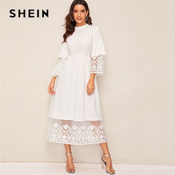 shein elegant mock-neck embroidery organza cuff and hem long dress women autumn fit and flare dress empire abaya dresses, Black;gray
shein elegant mock-neck embroidery organza cuff and hem long dress women autumn fit and flare dress empire abaya dresses, Black;gray