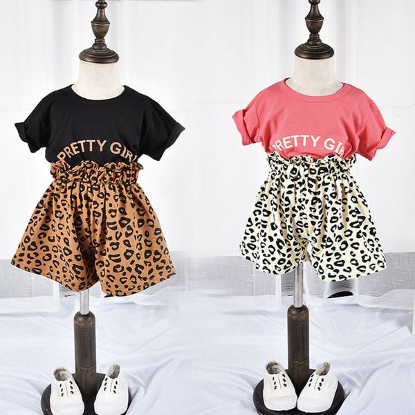 2019 new summer kids toddler baby girl clothes sets pretty girls t-shirt+leopard shorts pants sunsuit outfit set, White
2019 new summer kids toddler baby girl clothes sets pretty girls t-shirt+leopard shorts pants sunsuit outfit set, White