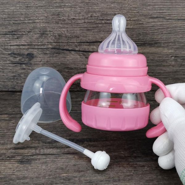 детские питьевой воды стеклянная бутылка 80ml ручка посыла и соломы крест отверстие соска милый маленький ребенок уход кормление из бутылочк
детские питьевой воды стеклянная бутылка 80ml ручка посыла и соломы крест отверстие соска милый маленький ребенок уход кормление из бутылочк
