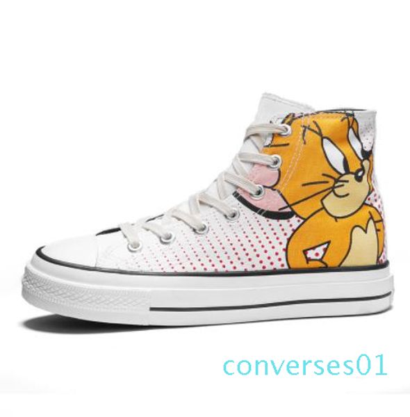 new arrival fashion canvas shoes classic high-cartoon tom and jerry shoes streetwear men white shoes co01, Black
new arrival fashion canvas shoes classic high-cartoon tom and jerry shoes streetwear men white shoes co01, Black