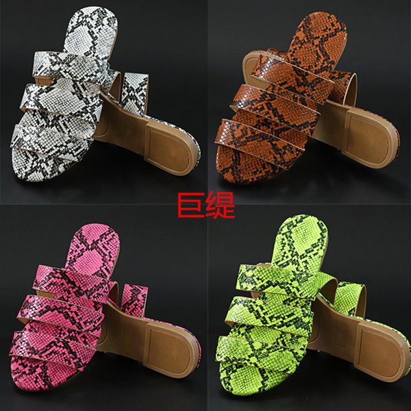 2020 spring and summer large size women's sandals flat leopard pu casual women's shoes snakeskin zandalias de verano mujer, Black
2020 spring and summer large size women's sandals flat leopard pu casual women's shoes snakeskin zandalias de verano mujer, Black