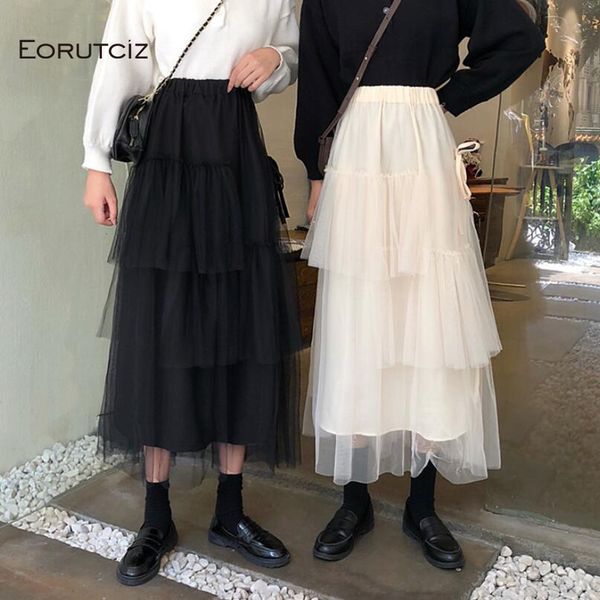 skirts eorutciz summer high waist tutu skirt women mesh tulle elastic slim maxi long black lm710
skirts eorutciz summer high waist tutu skirt women mesh tulle elastic slim maxi long black lm710