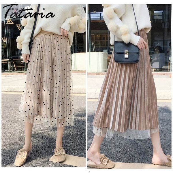 dot polka pleated skirt 2019 velvet high waisted long skirts womens beach women school skirt maxi female skirts, Black
dot polka pleated skirt 2019 velvet high waisted long skirts womens beach women school skirt maxi female skirts, Black