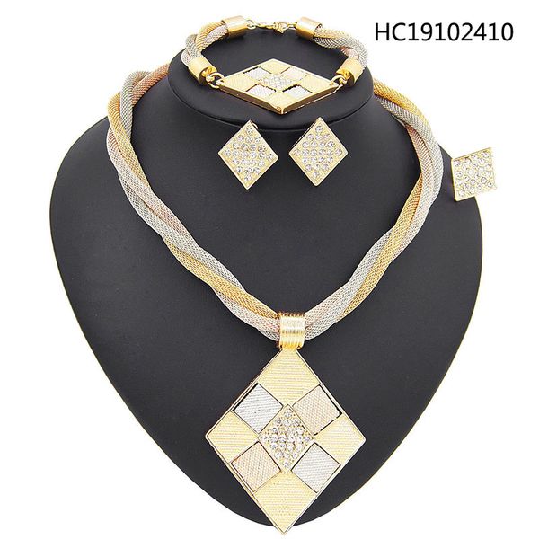 yulaili african jewelry sets vintage pendant necklace crystal stud earrings bracelet ring for women wedding jewelery set, Black
yulaili african jewelry sets vintage pendant necklace crystal stud earrings bracelet ring for women wedding jewelery set, Black