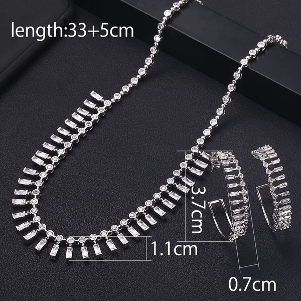 jankelly luxury unique african jewelry sets for women wedding cubic zircon crystal cz dubai bridal jewelry, Silver
jankelly luxury unique african jewelry sets for women wedding cubic zircon crystal cz dubai bridal jewelry, Silver