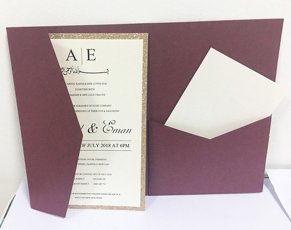 50pcs pearl burgundy plain trifold pocketfold wedding invitation cards three fold pocket laser cut invite greeting covers party
50pcs pearl burgundy plain trifold pocketfold wedding invitation cards three fold pocket laser cut invite greeting covers party