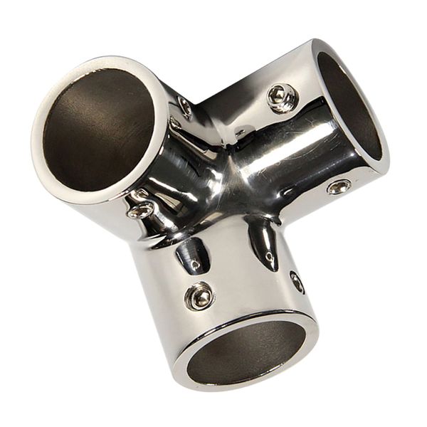 heavy duty 316 ss boat hand rail fitting- 90 degree tee 3 way corner elbow for 1 inch tube, mirror polished
heavy duty 316 ss boat hand rail fitting- 90 degree tee 3 way corner elbow for 1 inch tube, mirror polished