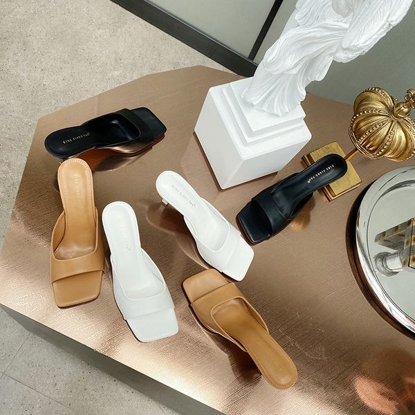 med square toe thin heels shoes woman 2020 slippers casual slipers women heeled mules rubber flip flops soft new summer, Black
med square toe thin heels shoes woman 2020 slippers casual slipers women heeled mules rubber flip flops soft new summer, Black