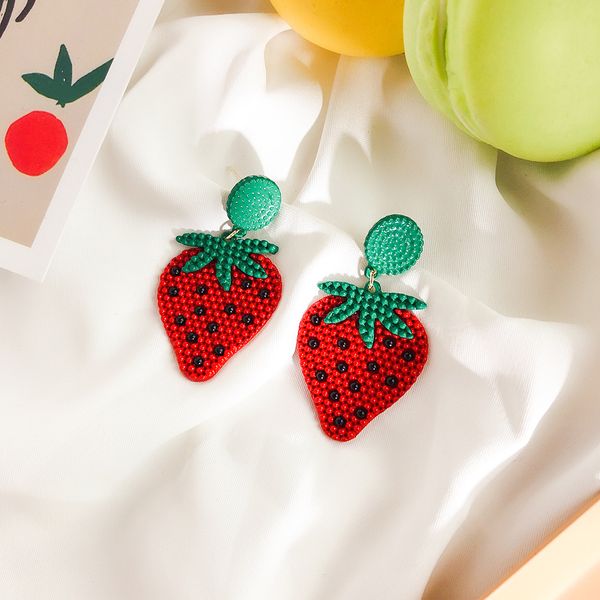 s925 silver needle earrings cute fresh fruit strawberry earrings temperament personality holiday style hand made earrings
s925 silver needle earrings cute fresh fruit strawberry earrings temperament personality holiday style hand made earrings